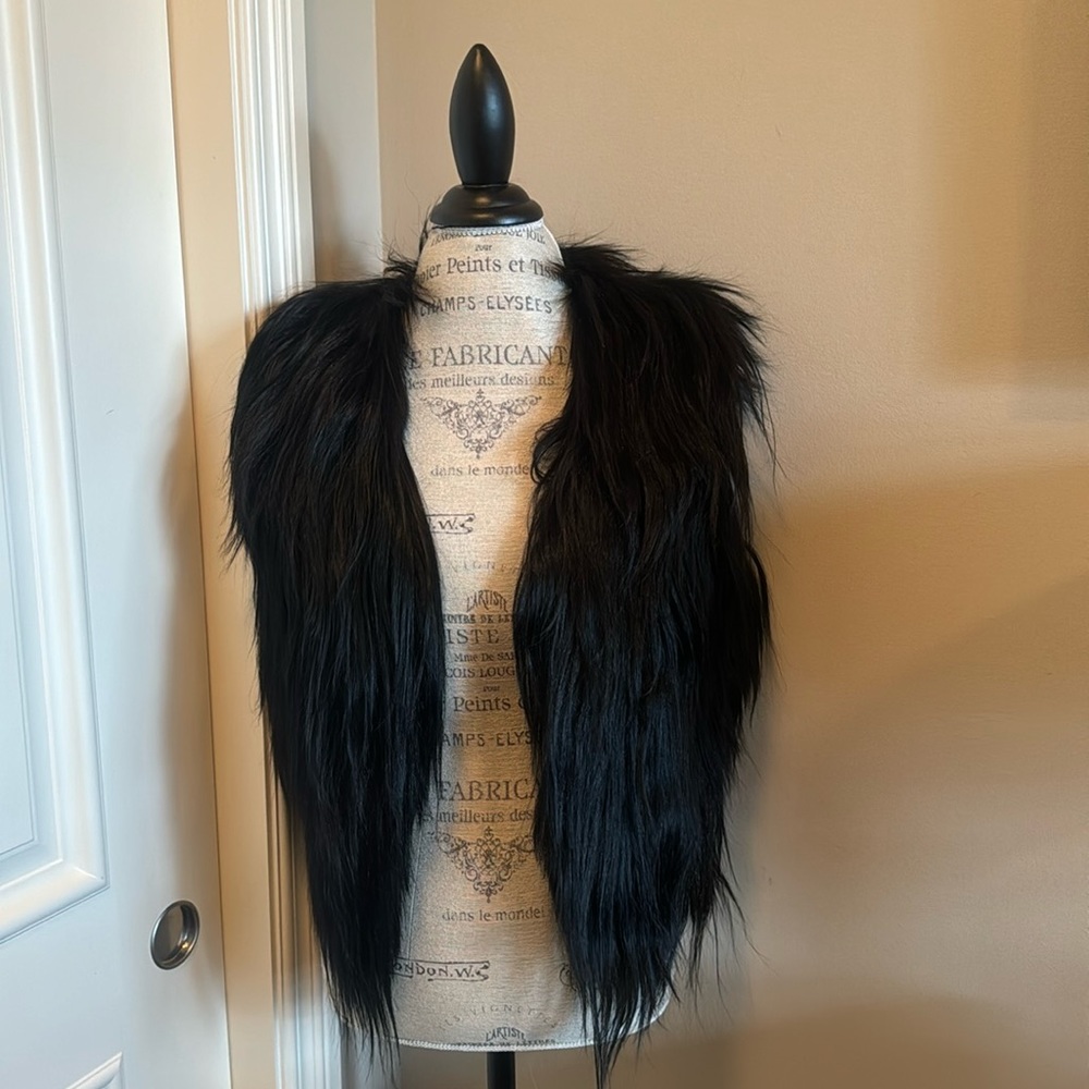 NWT Michael Kors Goat Fur Vest Size Small